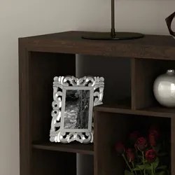 Estante Livreiro Multiuso Com Nichos E1712 Rústico  - Tecno Mobili