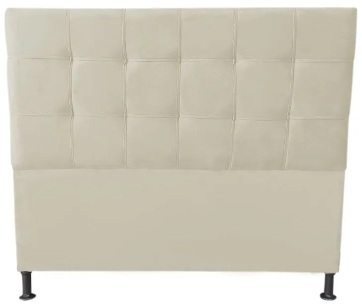 Cabeceira Cama Box Queen 160cm Maya Suede Bege - Sheep Estofados - Bege