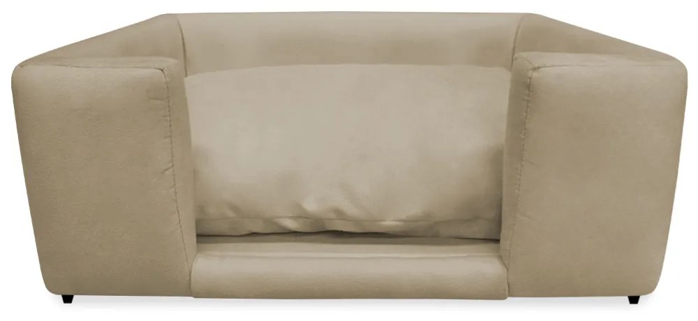 Caminha Cão Cama Pet Lili P/ Cães e Gatos Almofada Lavável Suede Cores - Nude