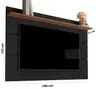 Conjunto Rack E Painel Vivare 1.8 Wood E Buffet Celta Black/Freijó - Giga Móveis