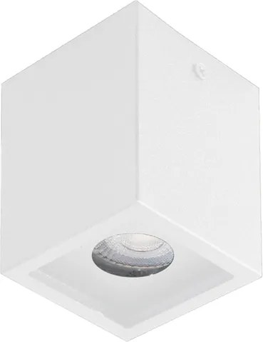 Plafon De Sobrepor Aluminio 10X5,5Cm Piccolo - BRANCO