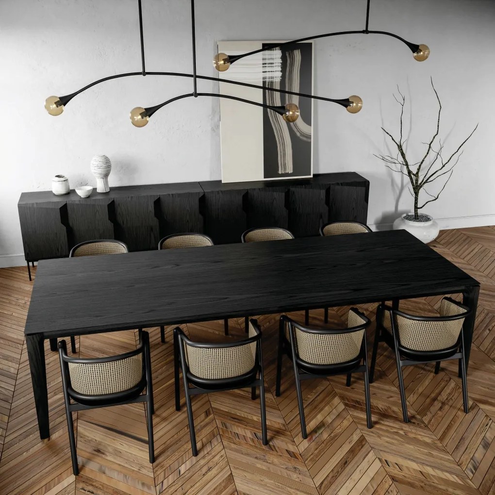 Pendente Jazz Haste Horizontal 78Cm Fixa 11X100X82Cm 2Xe27 - Usina 520... (BT - Branco Texturizado)
