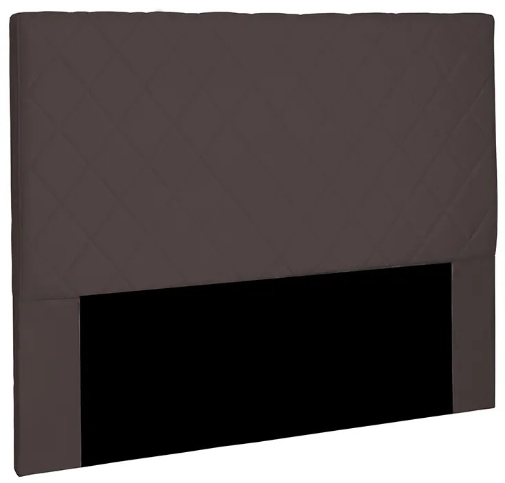 Cabeceira Cama Box Solteiro 90cm Esmeralda Suede Café - Sheep Estofados - Marrom