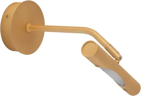 Arandela Led Alumínio Champanhe 10w 3000k Incanto