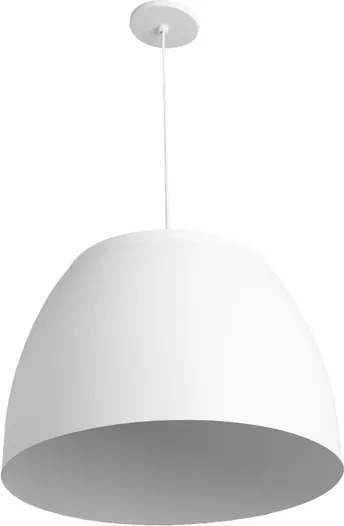 Pendente Aluminio Branco 45Cm Zoe