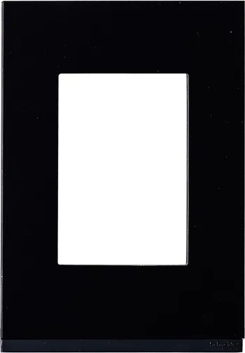 Placa 4x2 3 Postos Suporte Cinza Dark Vertical Orion Class