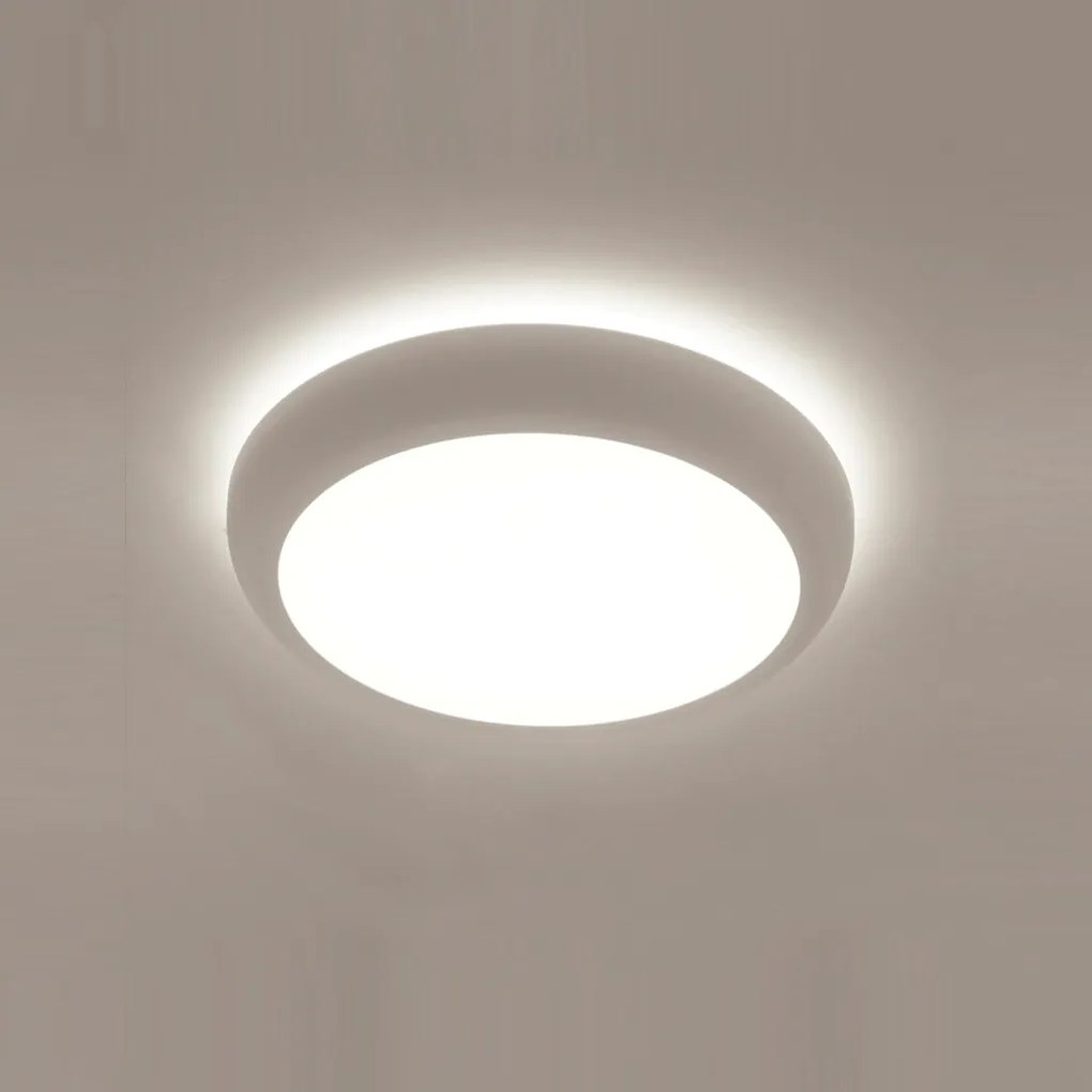 Plafon Bold Redondo Ø30X7,5Cm Led 24W Bivolt - Usina 19670/30 (FN-F - Fendi Fosco, 3000k)