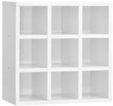 Nicho Decorativo Porta Toalha Barbearia Branco  - AJL Móveis