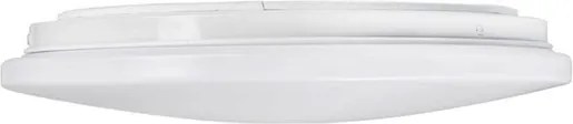 Plafon Led De Sobrepor Redondo Branco 32W Alva - LED BRANCO QUENTE (3000K)