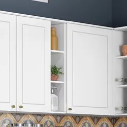 Nicho Aéreo Vertical 2 Prateleiras 20cm 100% MDF Americana Branco HP -