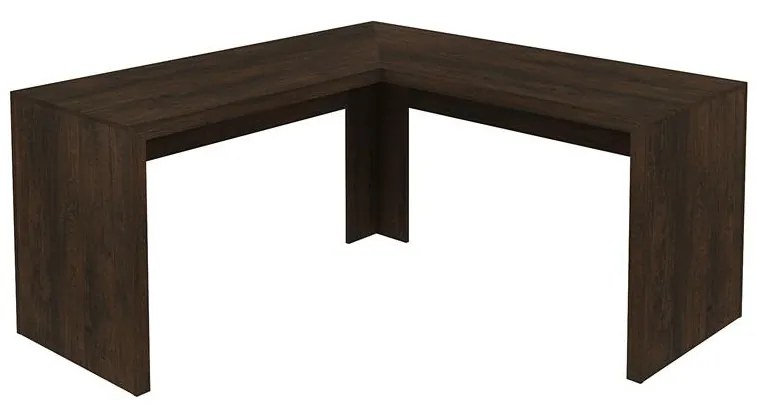 Mesa De Escritório Escrivaninha De Canto Home Office Rústico