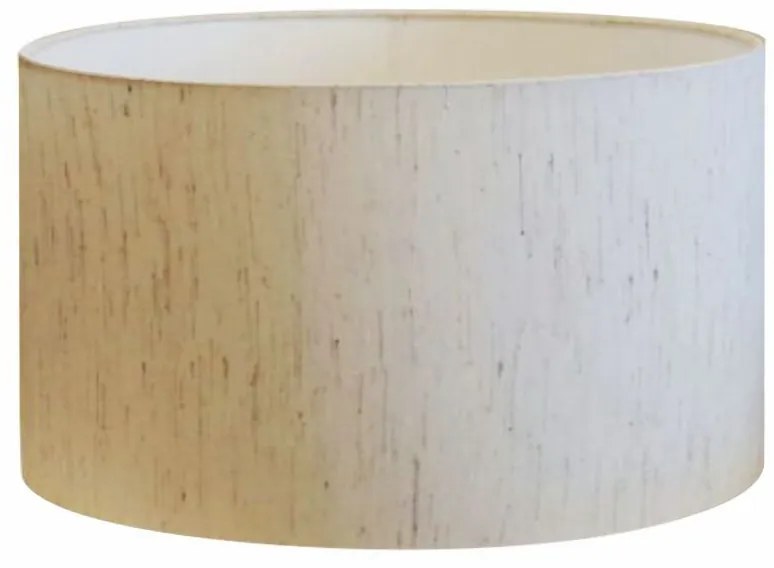 Cúpula Abajur Cilíndrica Cp-7023 Ø50x21cm Linho Bege