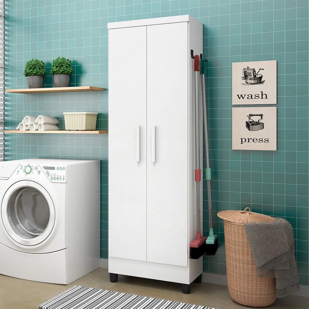 Armário Multiuso 2 Portas Bologna Q01 - ADJ Decor