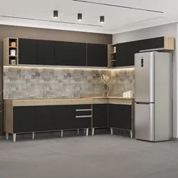 Armário de Cozinha Modulado de Canto 8 Peças CP25 Balcão sem Tampo Cas