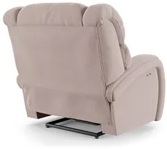 Poltrona do Papai Reclinável Kalie Power Touch Massagem FH9 Veludo Ros