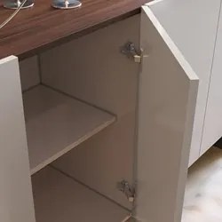 Balcão Buffet Para Sala De Jantar 4 Portas Ipanema C05 Off White/Nogue