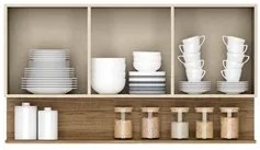 Armário de Cozinha 4 peças Balcão com Tampo 120cm Lina07 K02 Vanilla/F