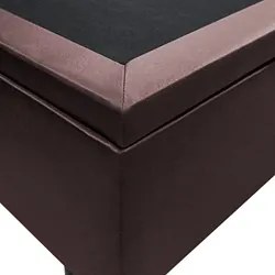 Base Box Baú para Cama Casal King 192x203cm Bipartido Liz S05 Sintétic
