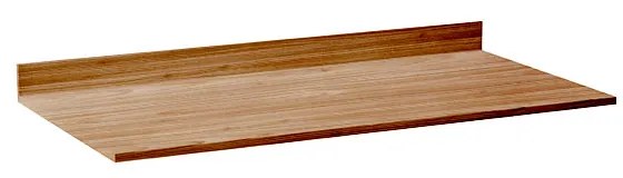 Tampo para Balcão de Cozinha com Rodapé Torfi 100cm MDP/BP Freijó G96 - Gran Belo