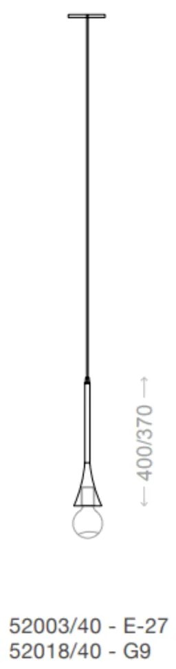 Pendente Jazz Single Flexível Cabo Rayon 09X40X150Cm 1Xe27 - Usina 520... (BT - Branco Texturizado)