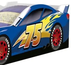 Cama Solteiro Infantil 188x88cm Personagens Carro Azul Z53 - Mpozenat