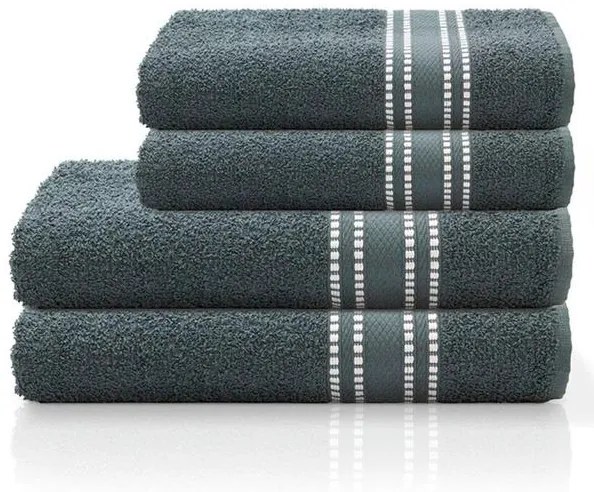 Toalha de Rosto Linea Cinza
