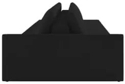 Sofá Ilha Modular com Puff para Sala Living 392cm Georgia Z08 Veludo P