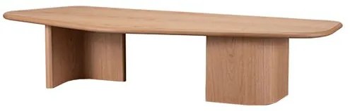 Mesa Centro Hallis Pequena Tampo e Base Carvalho - 77962 Sun House