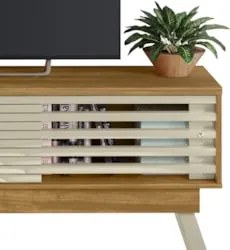 Rack Bancada de TV 65 Pol 150cm Keli Z10 Cumaru/Opala - Mpozenato
