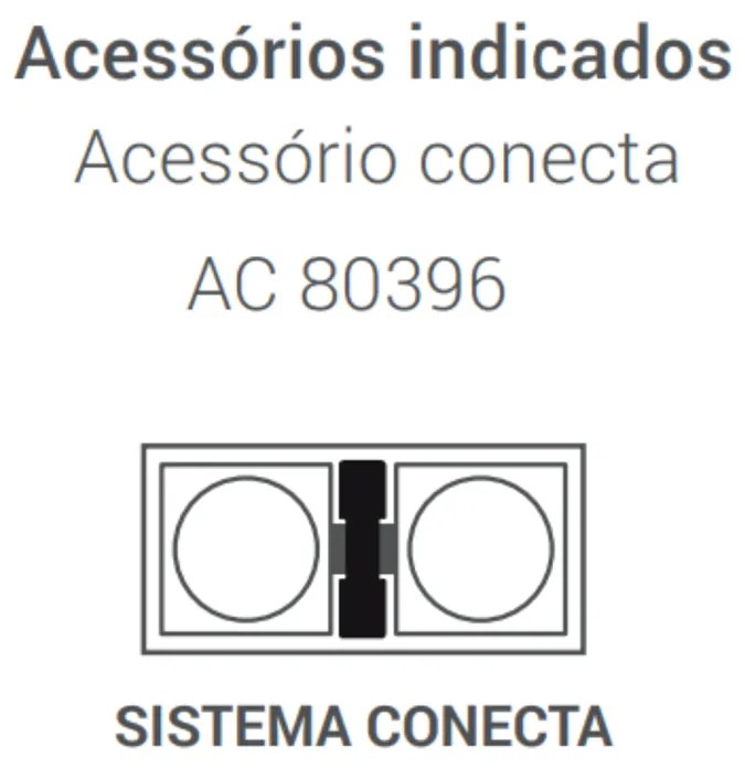 Spot De Embutir Quadrado Recuado 10,2X10,2X4,2Cm 1 X Mr16 - Preto | Op...