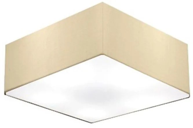 Plafon Quadrado Vivare Md-3001 Cúpula em Tecido 12/35x35cm - Bivolt