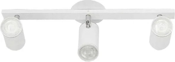 Spot Sobrepor Triplo Aluminio - BRANCO FOSCO