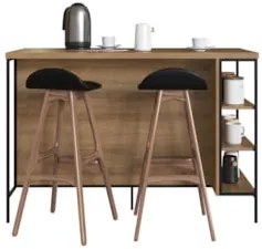 Mesa Bancada Ilha Industrial 2 Portas Jenny Mel Z54 - Mpozenato