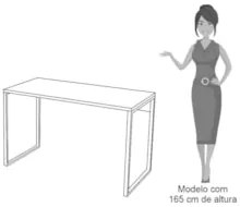 Kit 2 Escrivaninhas Mesas de Escritório Studio Industrial 120 Z28 Pret