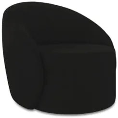 Sofá 4 Lugares 220cm Wendi e Poltrona Steve Suede Preto I01  - Mpozena