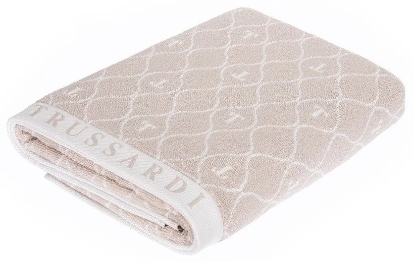 Toalha Banhão Trussardi Jacquard Fio Tinto Speciale  Soft Rose