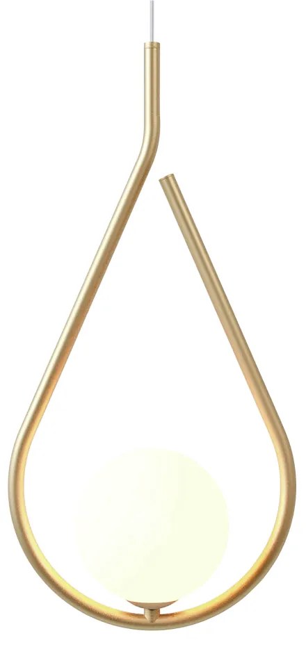 Kit 02 Pendente Gota Globo Ø12Cm C/ Rosca Alumínio 1Xg9 - Qimporta Kit... (PRETO, FOSCO)