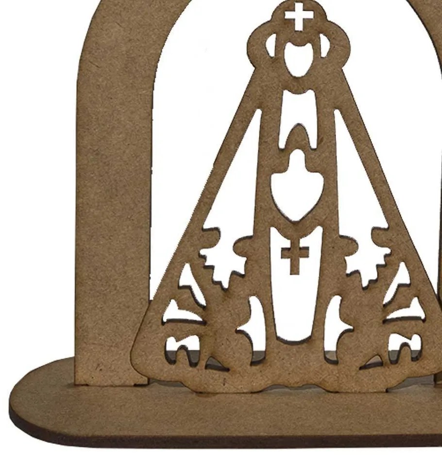 Capelinha Oratorio Santa Nossa Senhora Aparecida Mdf - D'Rossi