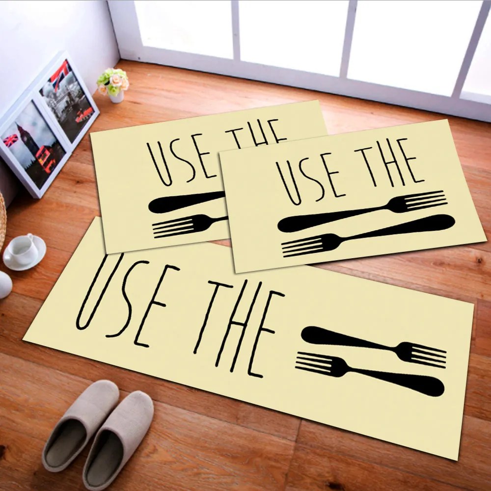 Jogo de Tapete de Cozinha, Use The - 3 Pças