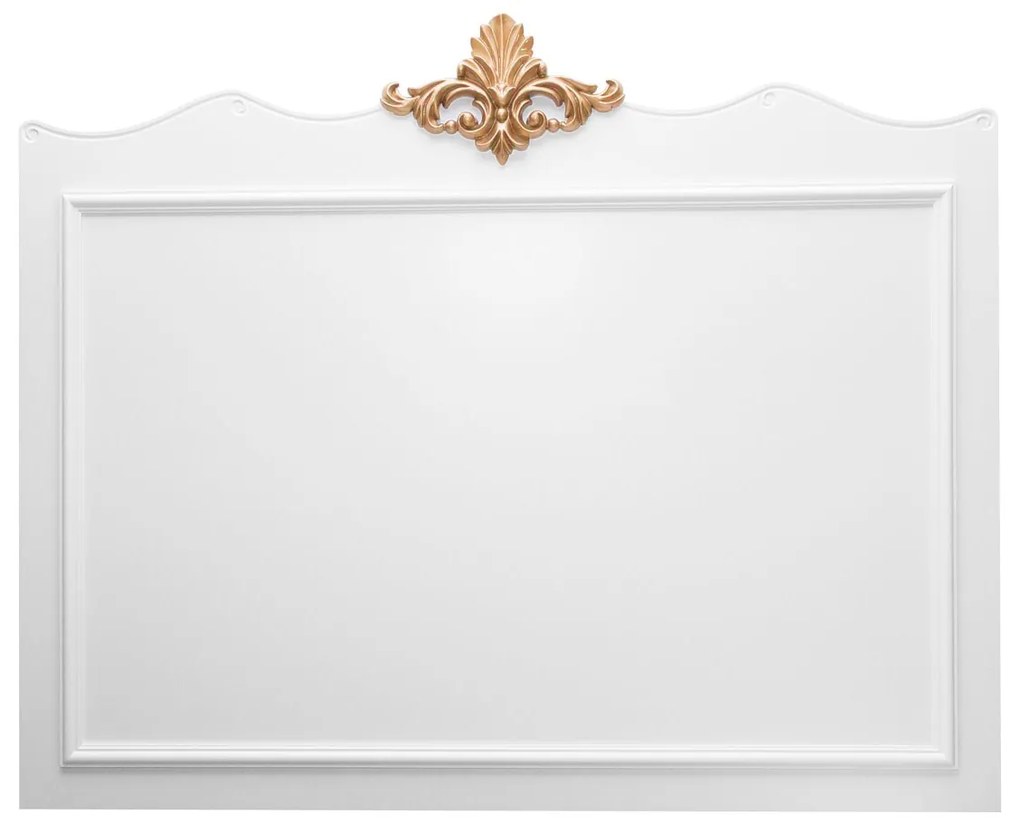 Painel Provençal Lavanda - 1,33m - Branco com Dourado Soléil Provençal Kleiner