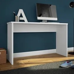 Mesa Para Computador Escrivaninha Gávea Branco - Móveis Leão