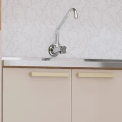 Armário Cozinha 4 Peças CP01 Com Pia Nádia Mocca/Avelã L01 - Mpozenato