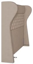 Cabeceira Cama Box Casal Queen 160cm Trinidad Z37 Linho Areia - Mpozen