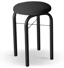 Conjunto Mesa de Cozinha Prattica Industrial 120cm com 2 Banquetas F02