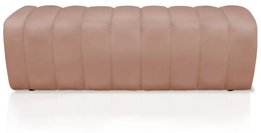 Calçadeira Olivia Casal 140 cm Veludo - D'Rossi - Rose