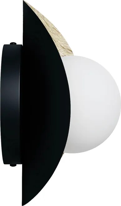 Arandela Calandra 14X12X21Cm Aluminio E Globo Ø10Cm Rosca 01Xg9 - Qimp... (CHAMPANHE)