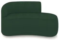 Sofá 2 Lugares 140cm Wendi e Poltrona Steve Boucle Verde I01 - Mpozen