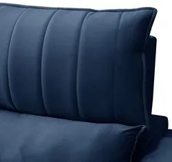 Sofá Retrátil 3 Lugares com Porta Copo 230cm Andes F05 Veludo Azul - M