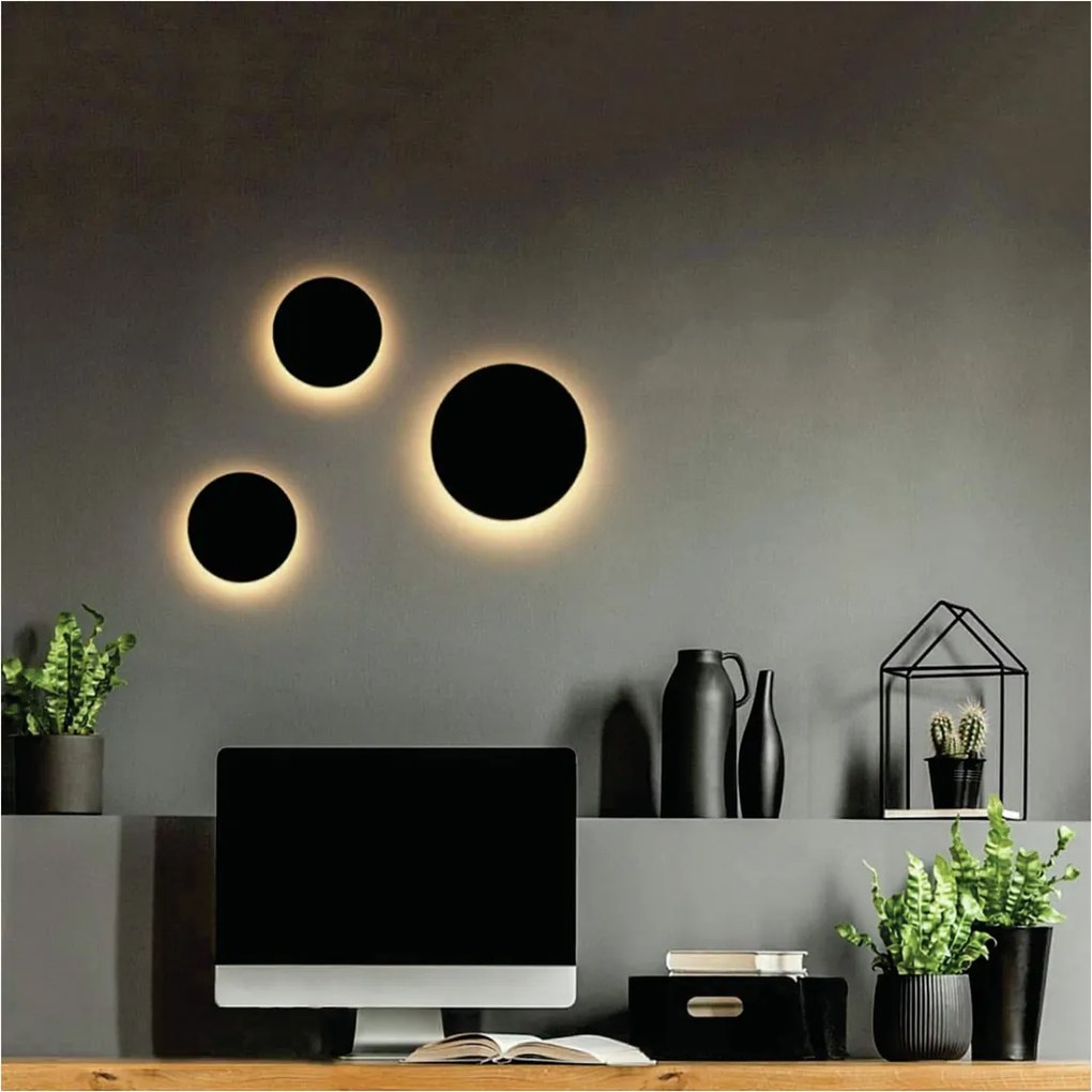 Arandela Eclipse Curvo 4Xg9 Ø40X7Cm | Usina 239/40 (BT - Branco Texturizado)