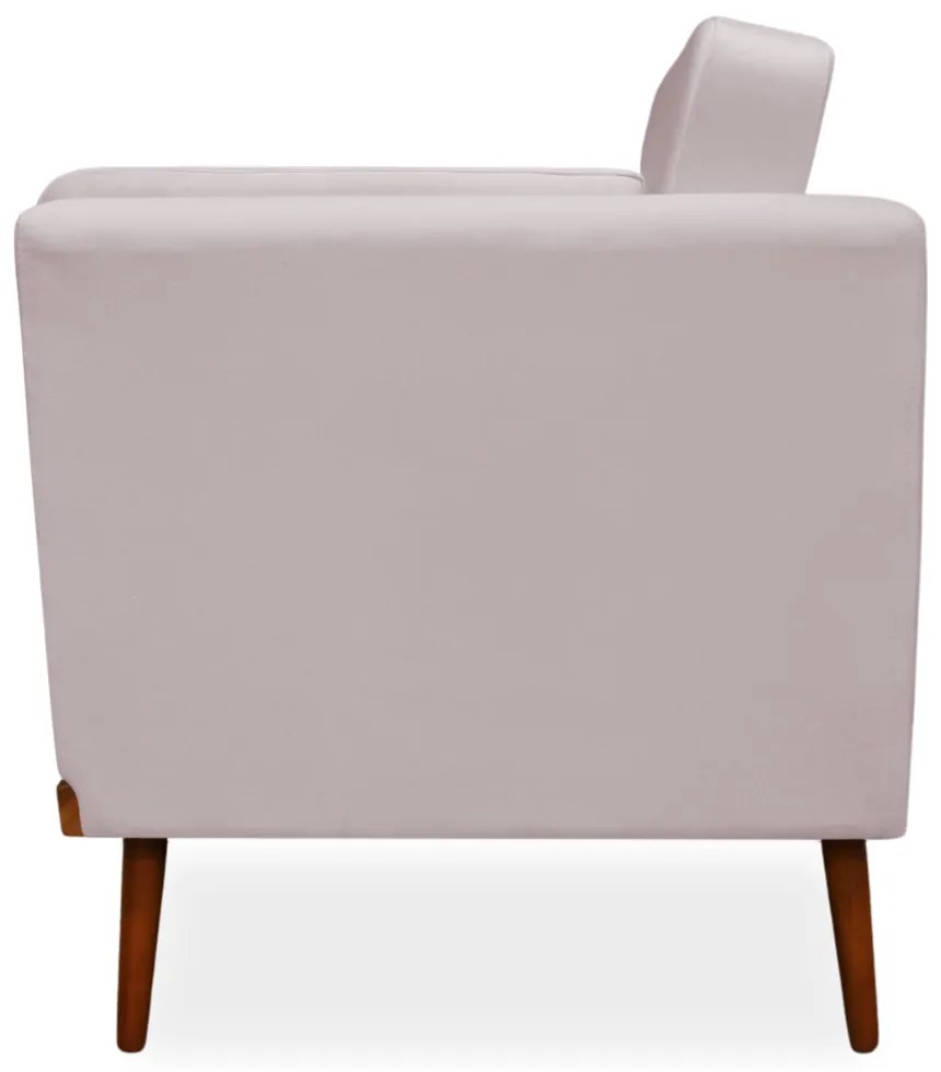 Poltrona Decorativa Siena Veludo Crepe